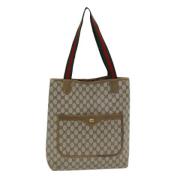 Pre-owned Leather gucci-bags Gucci Vintage , Beige , Dames