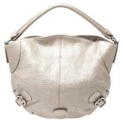 Pre-owned Leather handbags Salvatore Ferragamo Pre-owned , Gray , Dame...