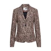 Dierenprint Kopenhagen Blazer &Co Woman , Brown , Dames