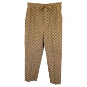 Pre-owned Cotton bottoms Gucci Vintage , Brown , Heren