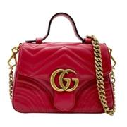 Pre-owned Leather gucci-bags Gucci Vintage , Red , Dames