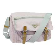 Pre-owned Nylon prada-bags Prada Vintage , Pink , Dames