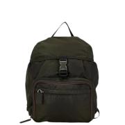 Pre-owned Canvas backpacks Prada Vintage , Green , Dames