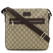 Pre-owned Canvas crossbody-bags Gucci Vintage , Brown , Dames