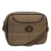 Pre-owned Canvas shoulder-bags Burberry Vintage , Brown , Dames