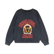 Vintage Paint Sweater Alix The Label , Black , Dames