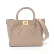 Pre-owned Leather louis-vuitton-bags Louis Vuitton Vintage , Beige , D...