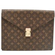 Pre-owned Coated canvas travel-bags Louis Vuitton Vintage , Brown , Da...