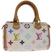 Pre-owned Canvas louis-vuitton-bags Louis Vuitton Vintage , White , Da...