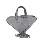 Pre-owned Leather balenciaga-bags Balenciaga Vintage , Gray , Dames