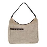 Pre-owned Canvas prada-bags Prada Vintage , Beige , Dames