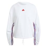 Express Hoodie Adidas , White , Dames