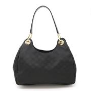 Pre-owned Canvas gucci-bags Gucci Vintage , Black , Dames