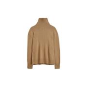 Merino Wool High Neck Jumper Joseph , Brown , Dames