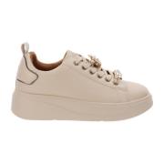 Sneakers van imitatieleer voor dames Cinzia Soft , Beige , Dames