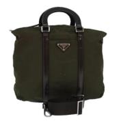 Pre-owned Nylon prada-bags Prada Vintage , Green , Dames