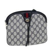 Pre-owned Leather gucci-bags Gucci Vintage , Blue , Dames