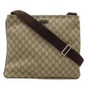 Pre-owned Canvas crossbody-bags Gucci Vintage , Beige , Dames