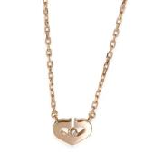 Pre-owned Rose Gold necklaces Cartier Vintage , Yellow , Dames