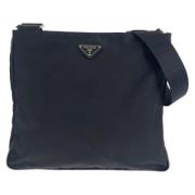 Pre-owned Canvas crossbody-bags Prada Vintage , Black , Dames