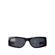 Zwarte Acetaat Zonnebril - SL M140 Saint Laurent , Black , Dames