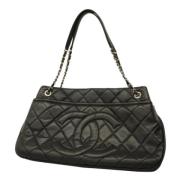 Pre-owned Leather chanel-bags Chanel Vintage , Black , Dames