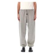 Essentiële Fleece Sweatpant Fear Of God , Gray , Heren