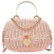 Pre-owned Fabric chanel-bags Chanel Vintage , Pink , Dames