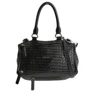 Pre-owned Leather handbags Givenchy Pre-owned , Black , Dames