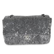 Pre-owned Leather chanel-bags Chanel Vintage , Gray , Dames