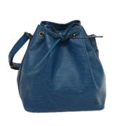 Pre-owned Leather louis-vuitton-bags Louis Vuitton Vintage , Blue , Da...