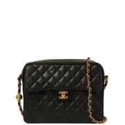 Pre-owned Fabric chanel-bags Chanel Vintage , Black , Dames