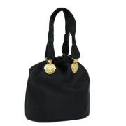 Pre-owned Nylon shoulder-bags Versace Pre-owned , Black , Dames