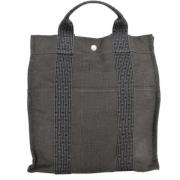 Pre-owned Canvas backpacks Hermès Vintage , Gray , Dames