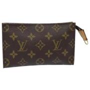 Pre-owned Canvas pouches Louis Vuitton Vintage , Brown , Dames