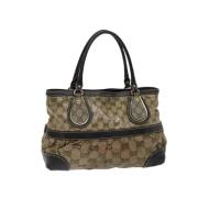 Pre-owned Canvas gucci-bags Gucci Vintage , Brown , Dames