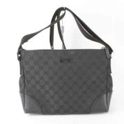 Pre-owned Canvas gucci-bags Gucci Vintage , Black , Dames