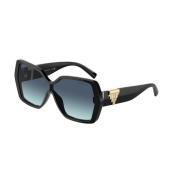 Blauwe Gradiënt Zonnebril Tiffany , Black , Unisex