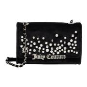 Stijlvolle Iris Schoudertas met Sluiting Juicy Couture , Black , Dames