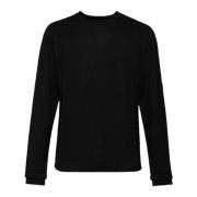 Zwarte Crewneck Sweater Pmg05 Premiata , Black , Heren