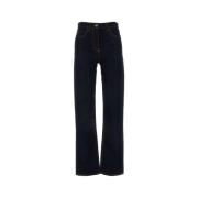 Stijlvolle donkerblauwe denim jeans Etro , Blue , Dames