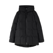 Zwarte Gewatteerde Donsjas Jil Sander , Black , Dames