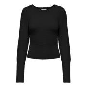 Zwarte Dames Gebreide Kleding Only , Black , Dames