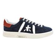 Blauw Rood Veterschoenen Heren Premiata , Blue , Heren