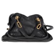 Pre-owned Leather handbags Chloé Pre-owned , Black , Dames