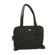 Pre-owned Nylon totes Prada Vintage , Green , Dames