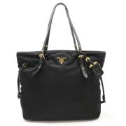 Pre-owned Canvas prada-bags Prada Vintage , Black , Dames