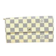 Pre-owned White Gold wallets Louis Vuitton Vintage , White , Dames