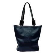 Pre-owned Nylon shoulder-bags Yves Saint Laurent Vintage , Blue , Dame...