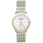 Pre-owned Stainless Steel watches Salvatore Ferragamo Pre-owned , Gray...